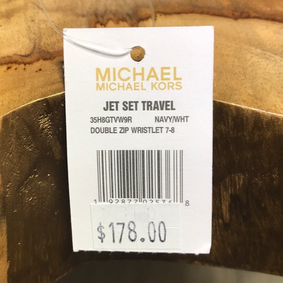 Michael Kors Jet Set Double Zip Floral Wristlet - Picture 8 of 8